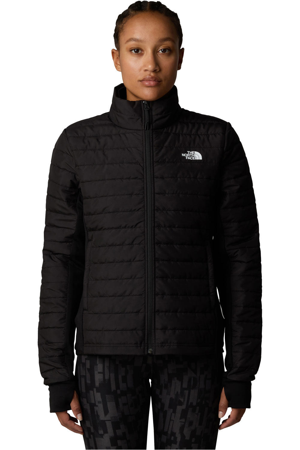 The North Face chaqueta outdoor mujer W CANYONLANDS HYBRID JACKET vista frontal