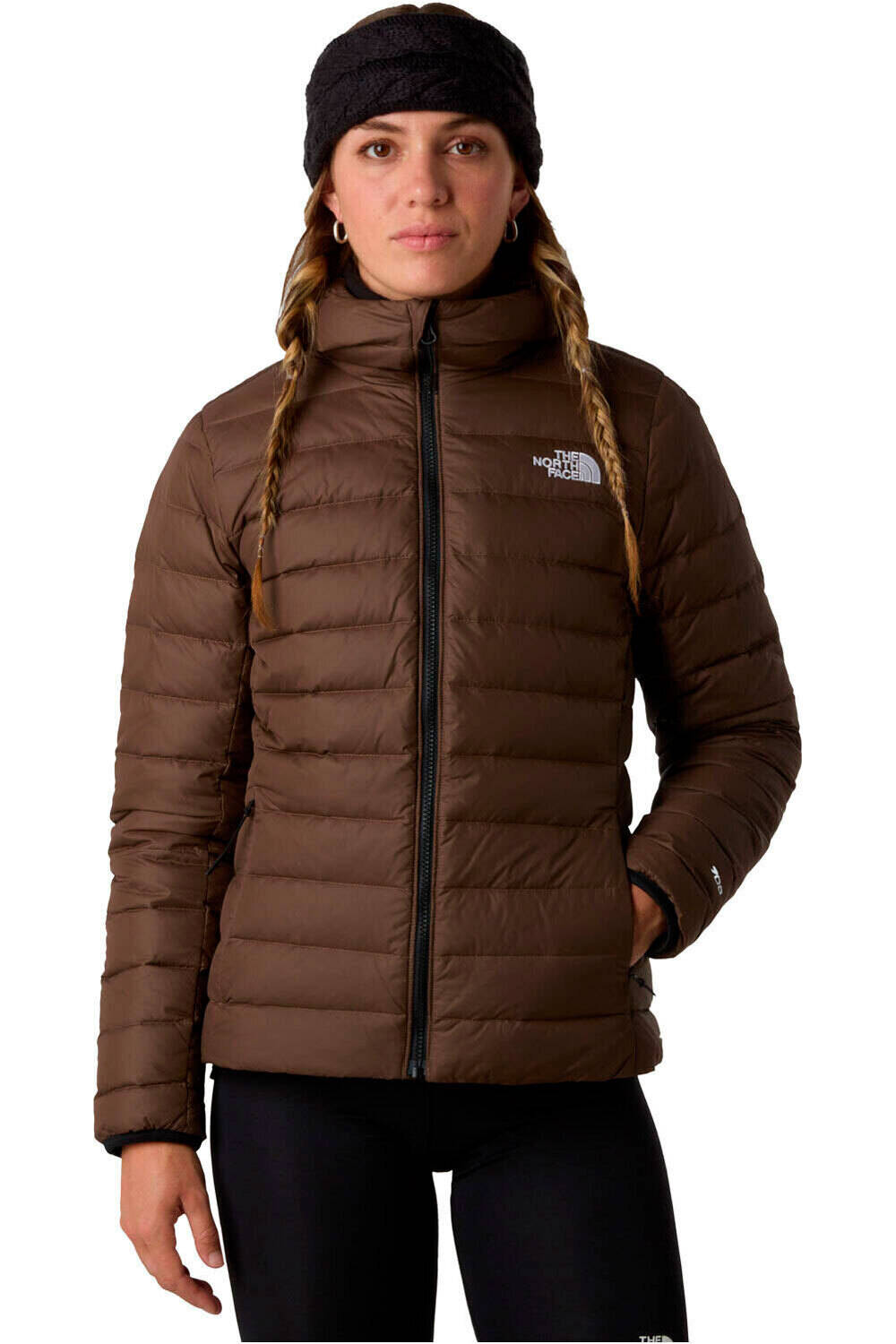 The North Face chaqueta outdoor mujer W CLASSIC DOWN HOODED JACKET vista frontal