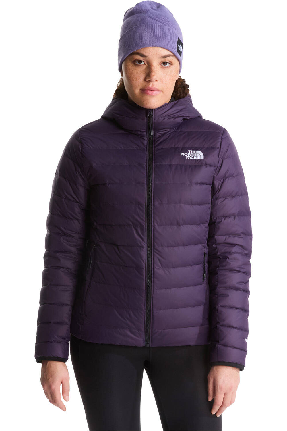 The North Face chaqueta outdoor mujer W CLASSIC DOWN HOODED JACKET vista frontal