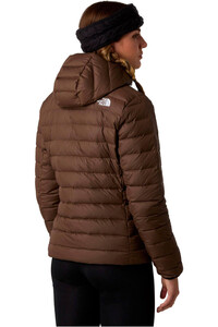 The North Face chaqueta outdoor mujer W CLASSIC DOWN HOODED JACKET vista trasera