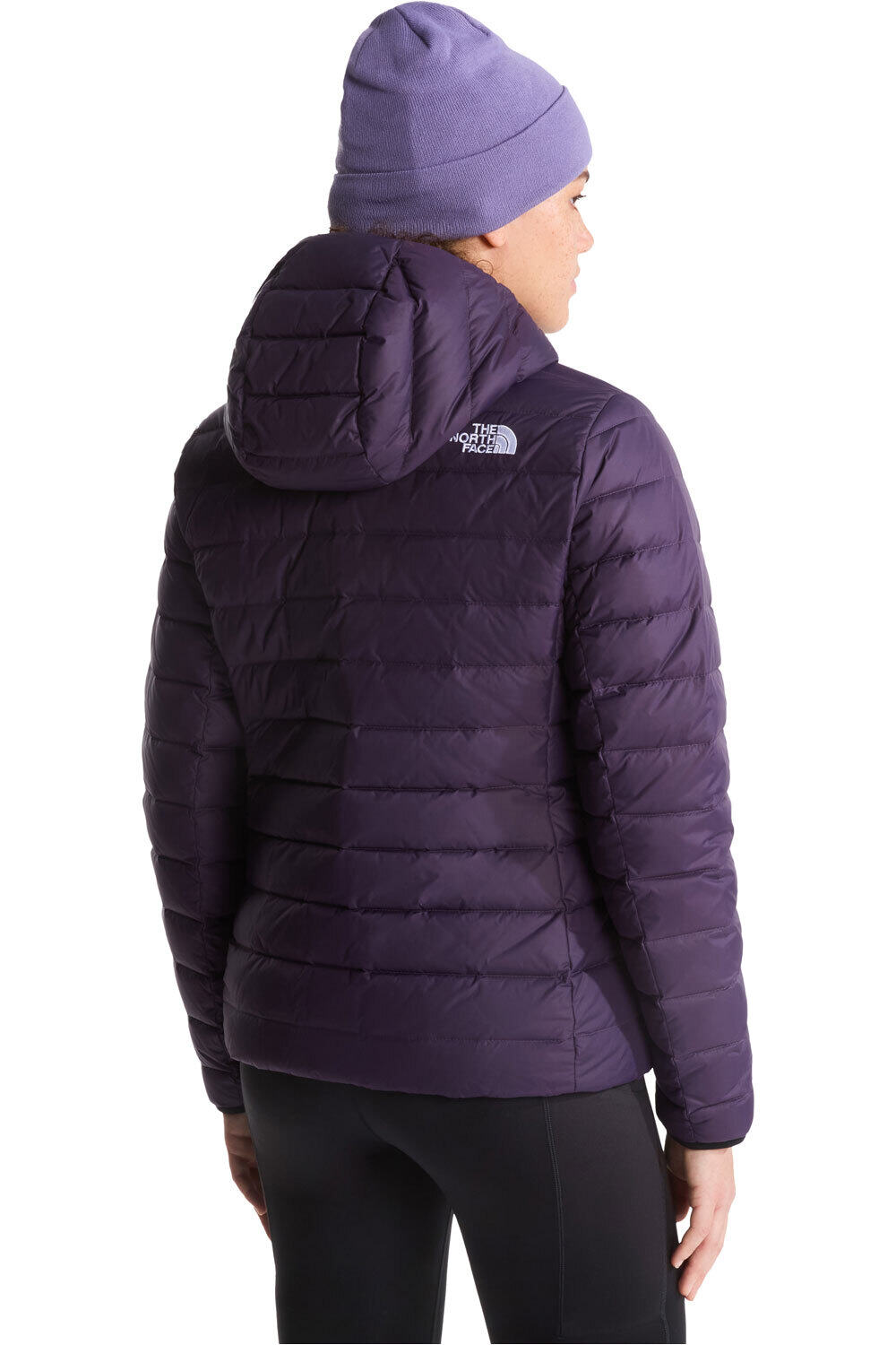 The North Face chaqueta outdoor mujer W CLASSIC DOWN HOODED JACKET vista trasera