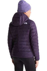 The North Face chaqueta outdoor mujer W CLASSIC DOWN HOODED JACKET vista trasera