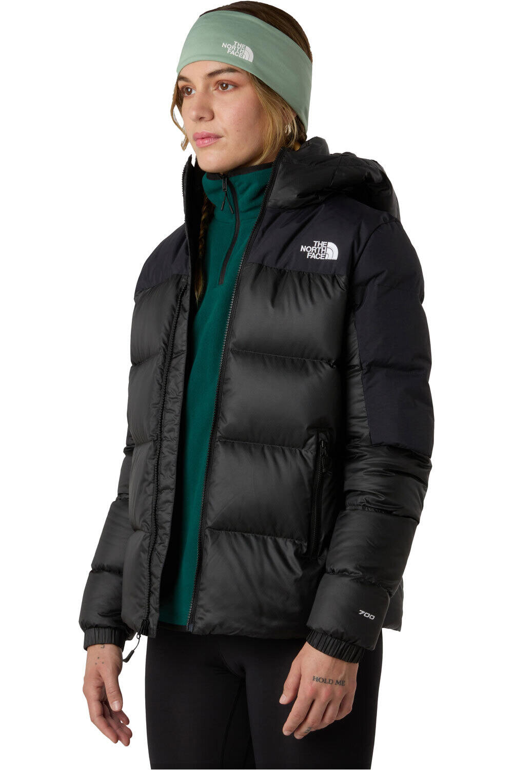 The North Face chaqueta outdoor mujer W DIABLO DOWN 2.0 HOODED JACKET vista detalle