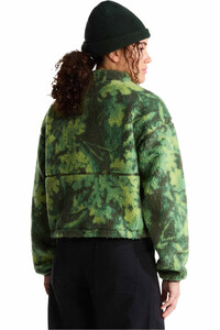 The North Face chaqueta outdoor mujer W EXTREME PILE 2 FZ JACKET -PRINT vista trasera