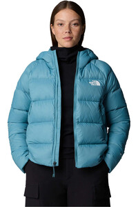 The North Face chaqueta outdoor mujer W HYALITE DOWN HOODIE vista detalle