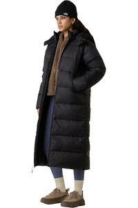 The North Face chaqueta outdoor mujer W HYDRENALITE CITY LONG DOWN HOODED PARK vista detalle