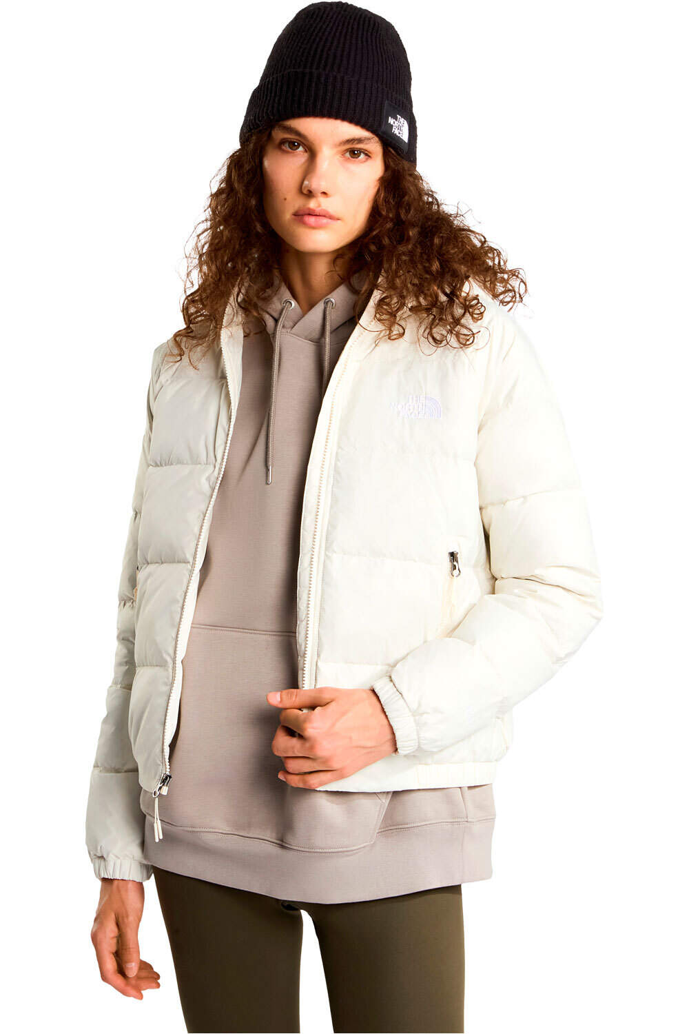The North Face chaqueta outdoor mujer W HYDRENALITE DOWN HOODIE vista detalle