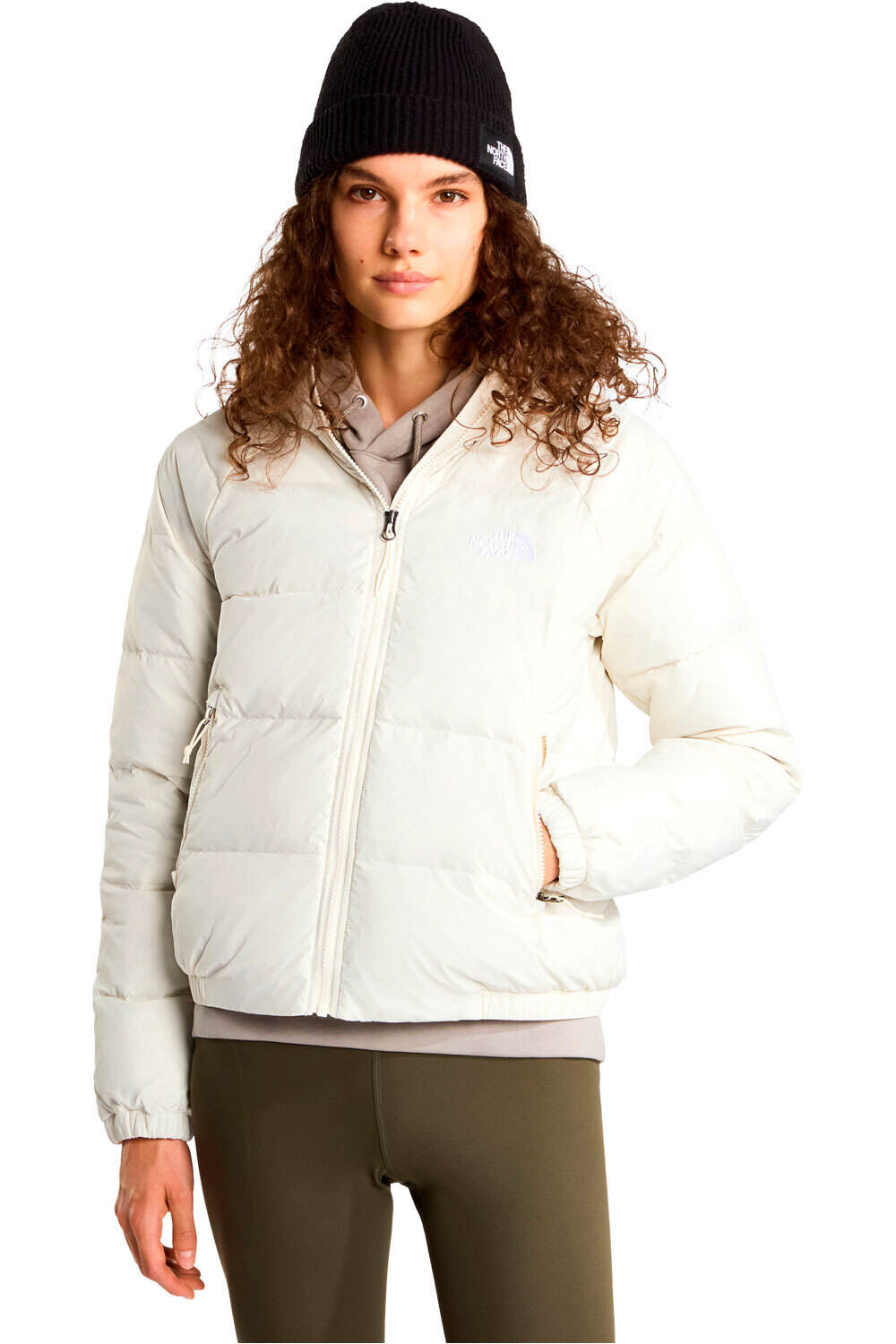 The North Face chaqueta outdoor mujer W HYDRENALITE DOWN HOODIE vista frontal