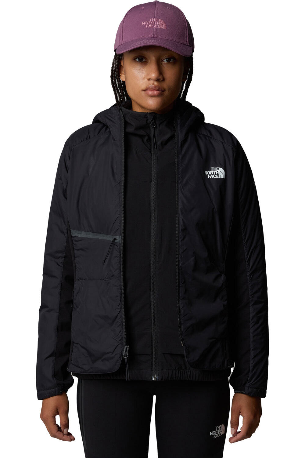 The North Face chaqueta outdoor mujer W MOUNTAIN ATHLETICS HYBRID JACKET vista detalle