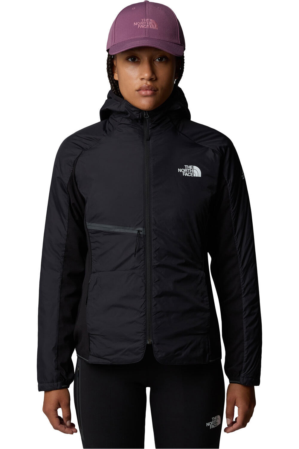 The North Face chaqueta outdoor mujer W MOUNTAIN ATHLETICS HYBRID JACKET vista frontal