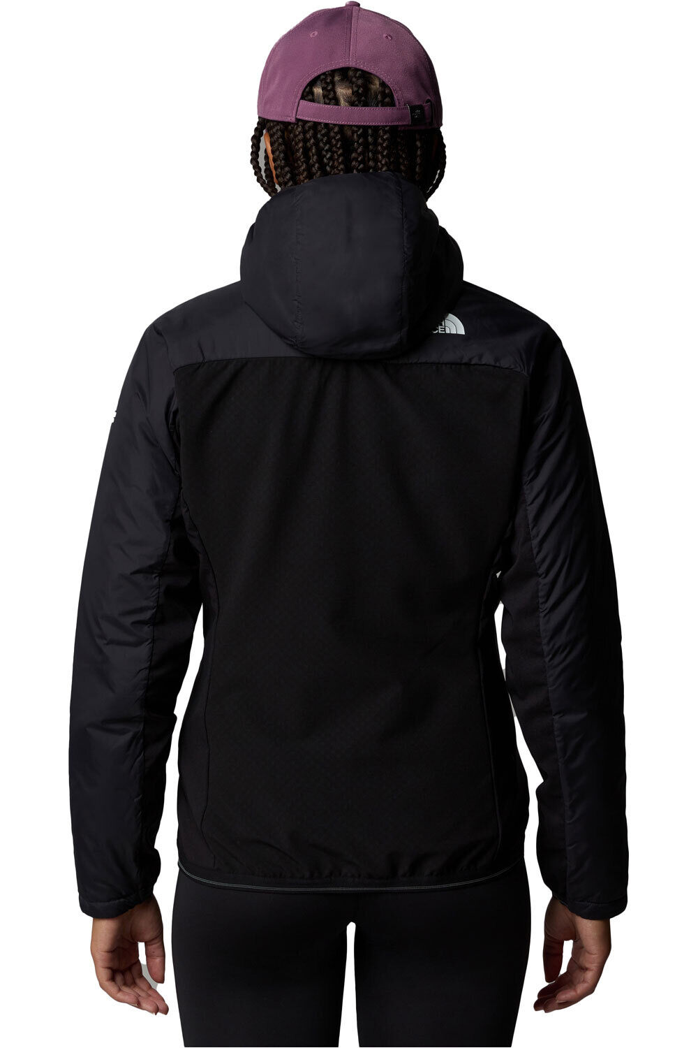 The North Face chaqueta outdoor mujer W MOUNTAIN ATHLETICS HYBRID JACKET vista trasera