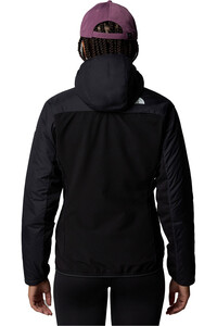 The North Face chaqueta outdoor mujer W MOUNTAIN ATHLETICS HYBRID JACKET vista trasera