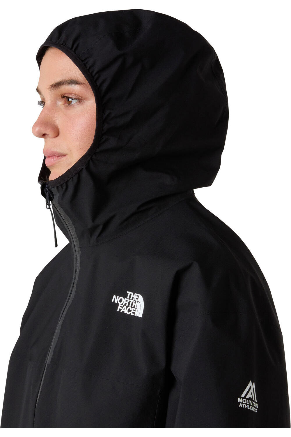 The North Face chaqueta outdoor mujer W MOUNTAIN ATHLETICS RAINLIT HOODED JACK 03