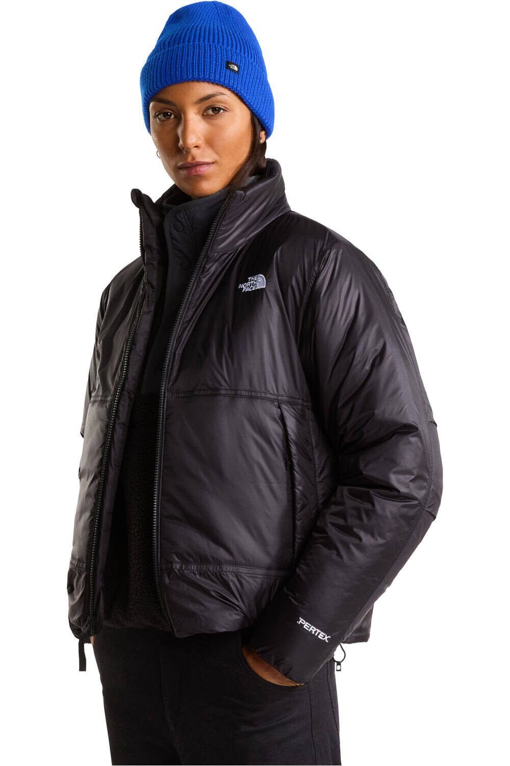 The North Face chaqueta outdoor mujer W PERTEX EXPLORE JACKET vista detalle
