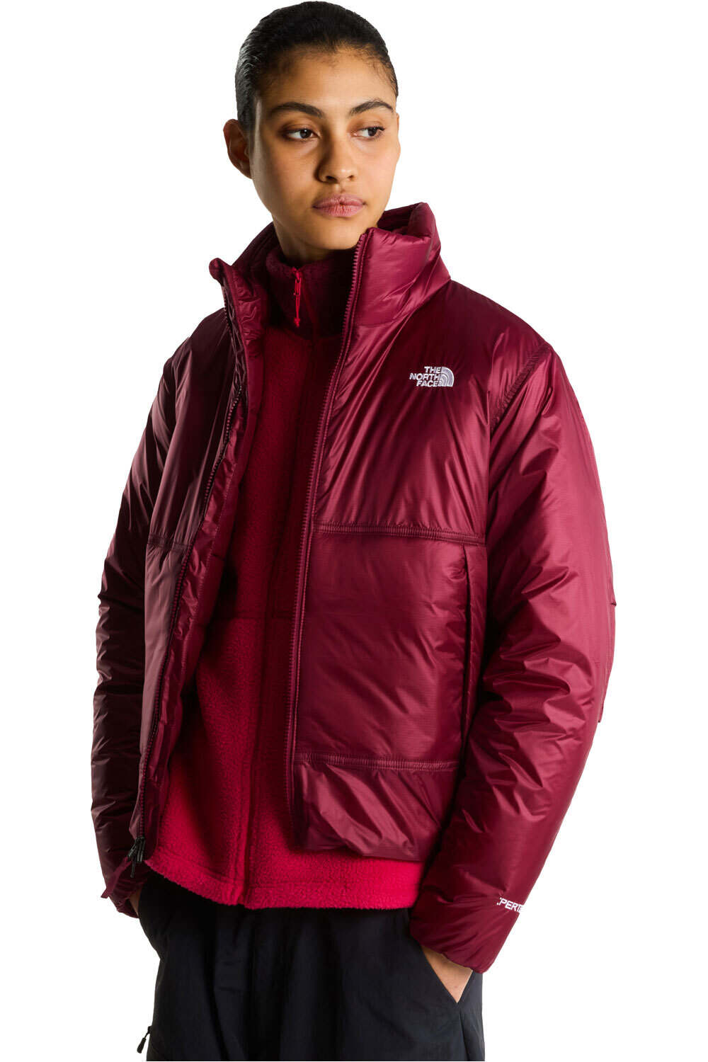 The North Face chaqueta outdoor mujer W PERTEX EXPLORE JACKET vista detalle