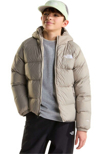 The North Face chaqueta outdoor niño B HYDRENALITE DOWN HOODED JACKET vista detalle