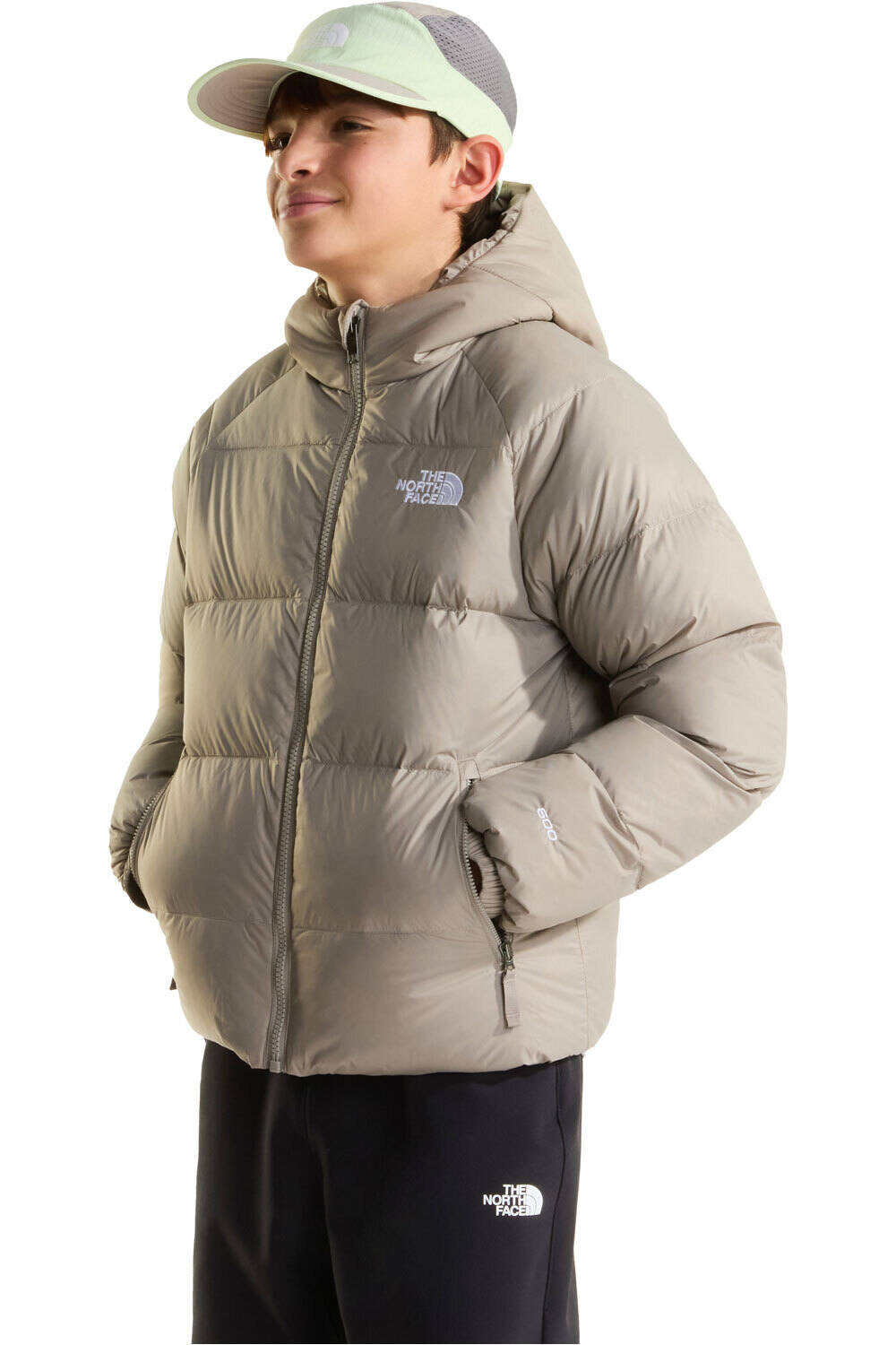 The North Face chaqueta outdoor niño B HYDRENALITE DOWN HOODED JACKET vista frontal