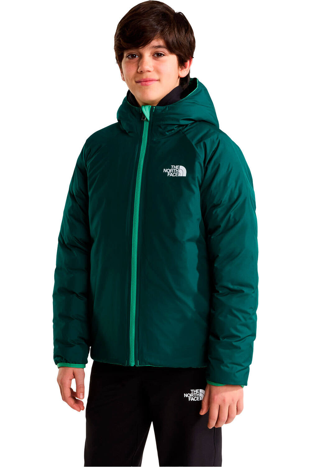 The North Face chaqueta outdoor niño B REVERSIBLE PERRITO HOODED JACKET vista detalle