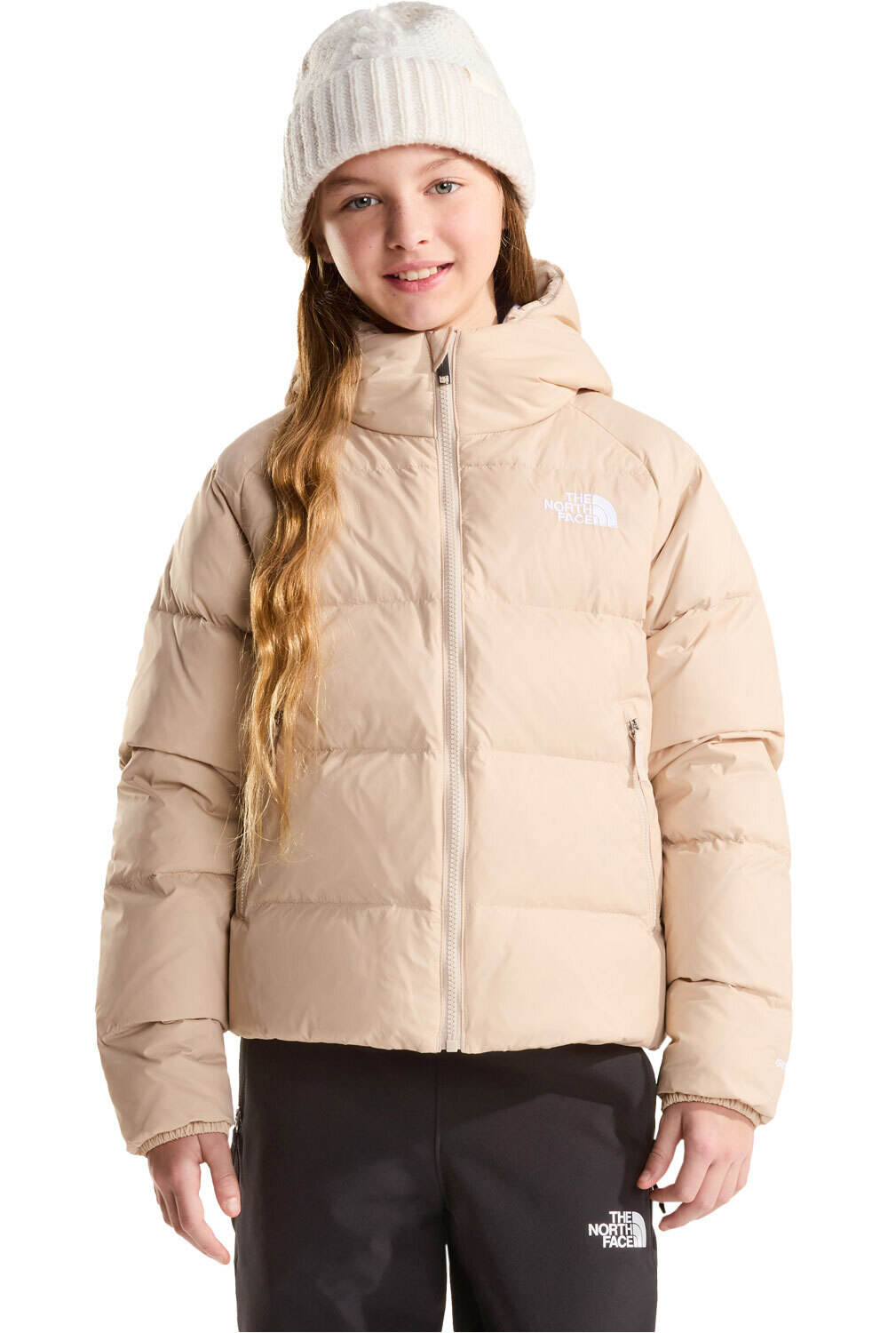 The North Face chaqueta outdoor niño G HYDRENALITE DOWN HOODED JACKET vista frontal