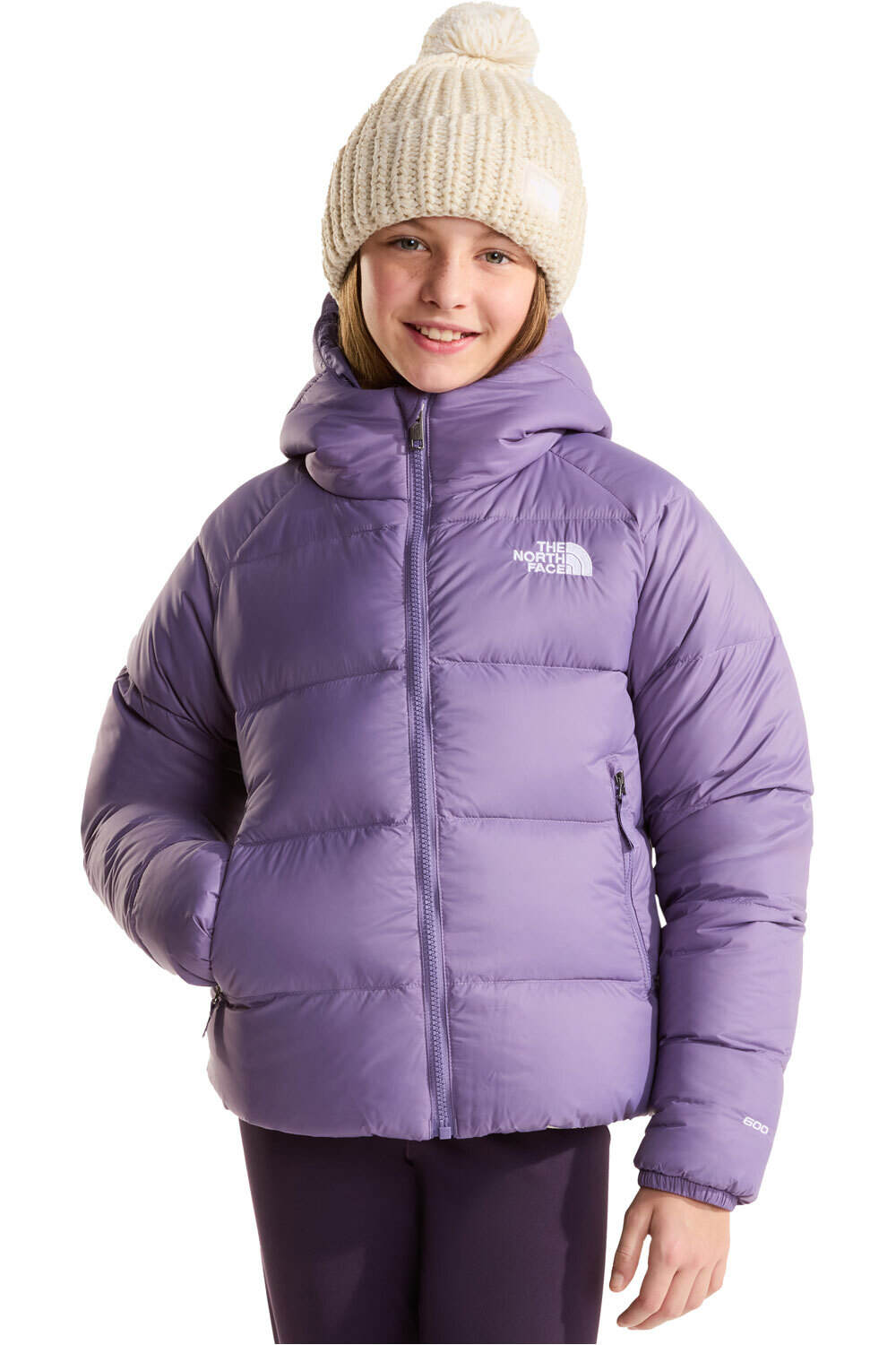 The North Face chaqueta outdoor niño G HYDRENALITE DOWN HOODED JACKET vista frontal