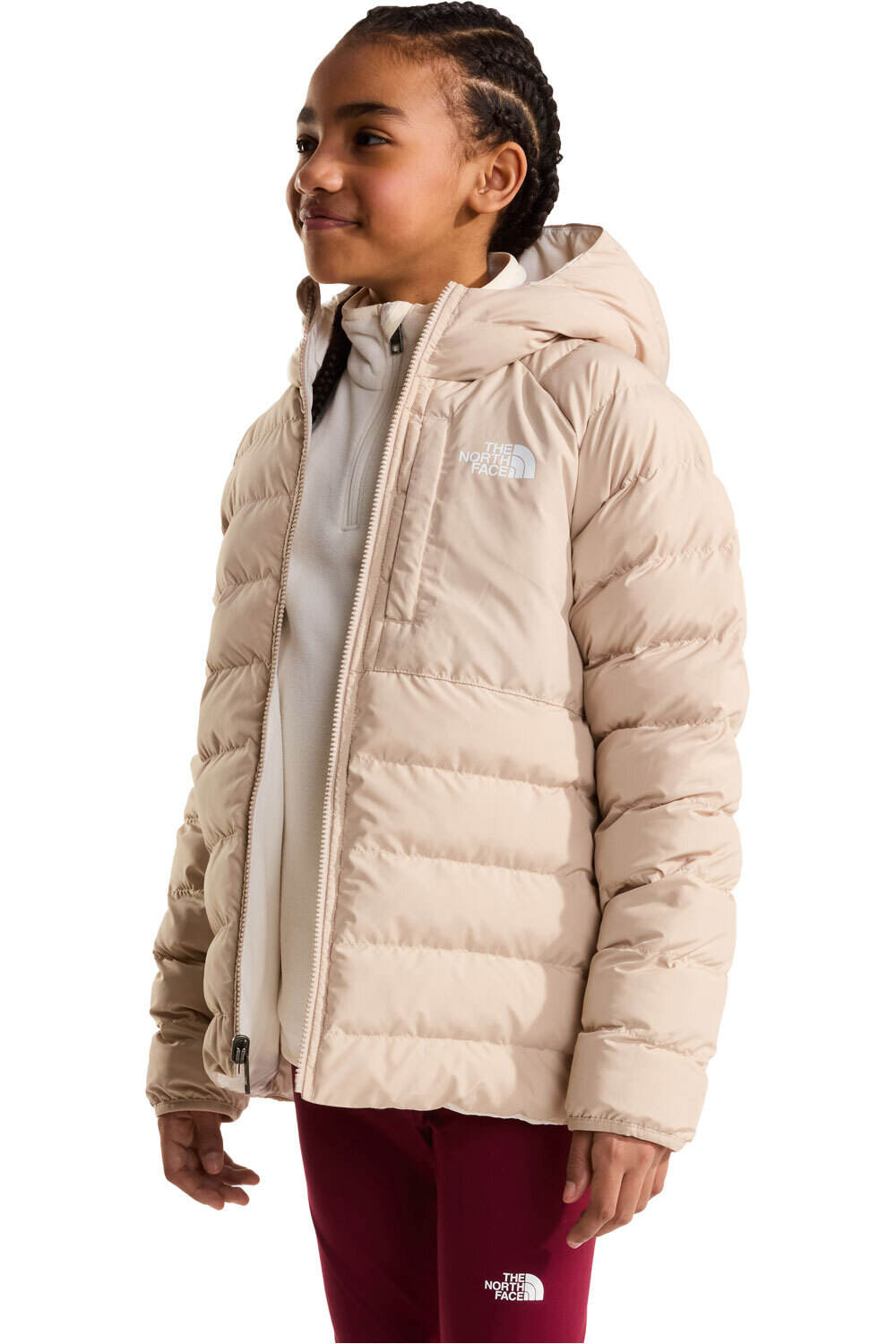 The North Face chaqueta outdoor niño G REVERSIBLE PERRITO HOODED JACKET vista detalle