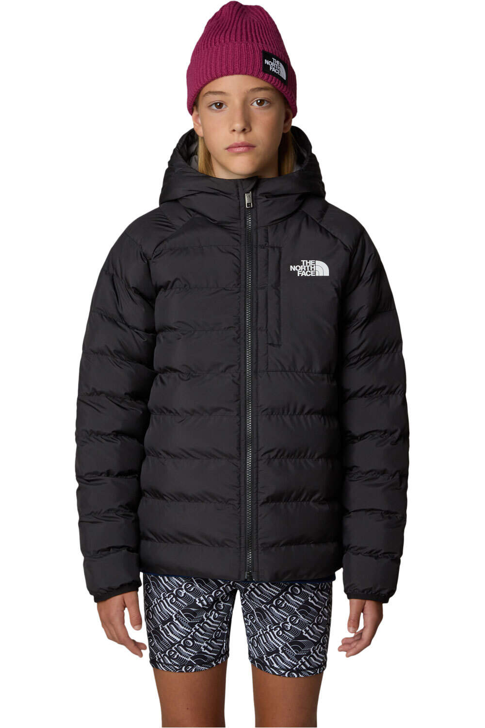 The North Face chaqueta outdoor niño G REVERSIBLE PERRITO HOODED JACKET vista frontal