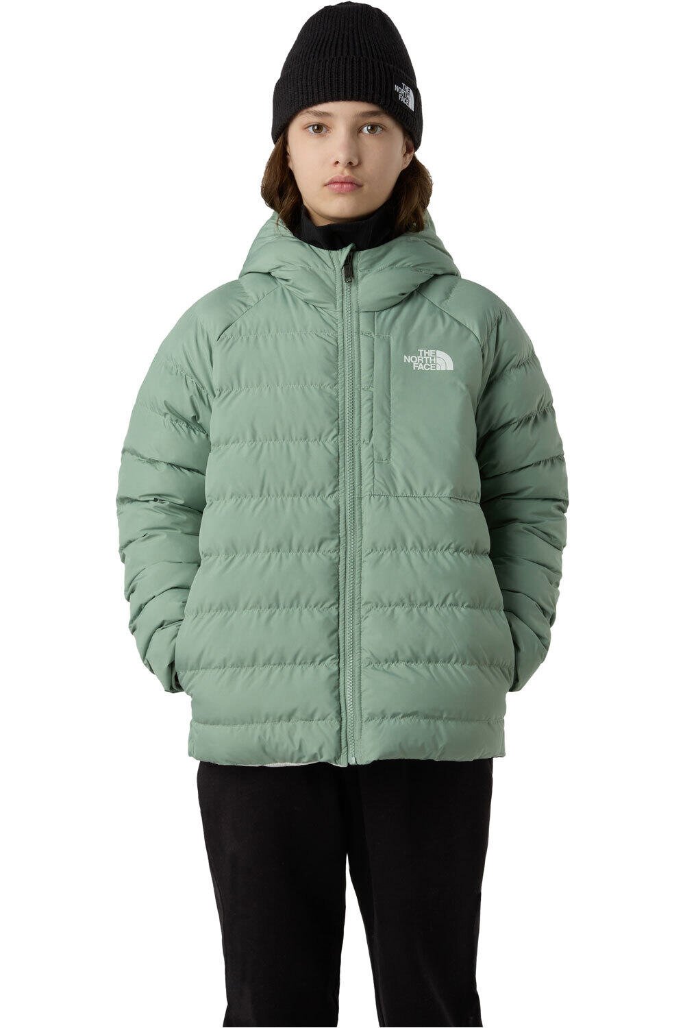 The North Face chaqueta outdoor niño G REVERSIBLE PERRITO HOODED JACKET vista frontal