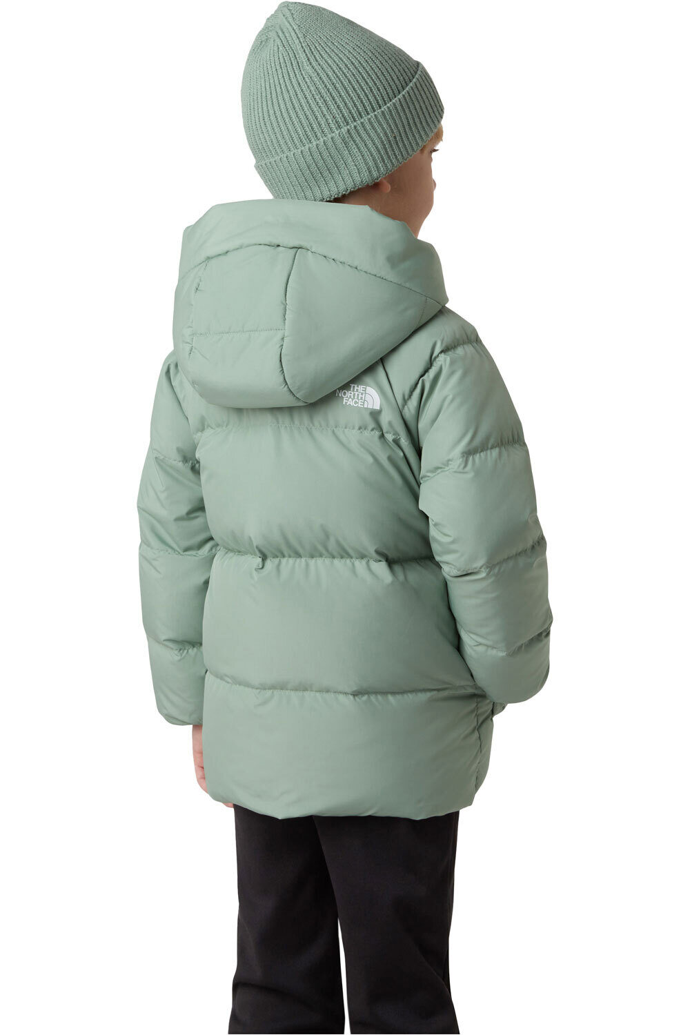 The North Face chaqueta outdoor niño KID NORTH DOWN FLEECE LINED PARKA vista trasera