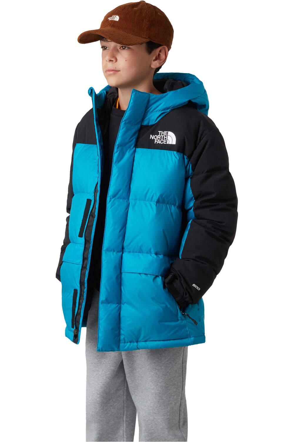 The North Face chaqueta outdoor niño TEEN HMLYN DOWN SHORT PARKA vista frontal