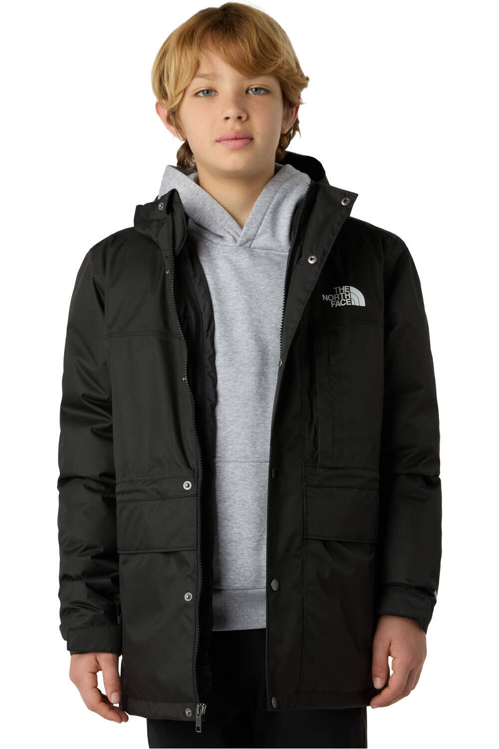 The North Face chaqueta outdoor niño TEEN NORTH DOWN TRICLIMATE vista detalle