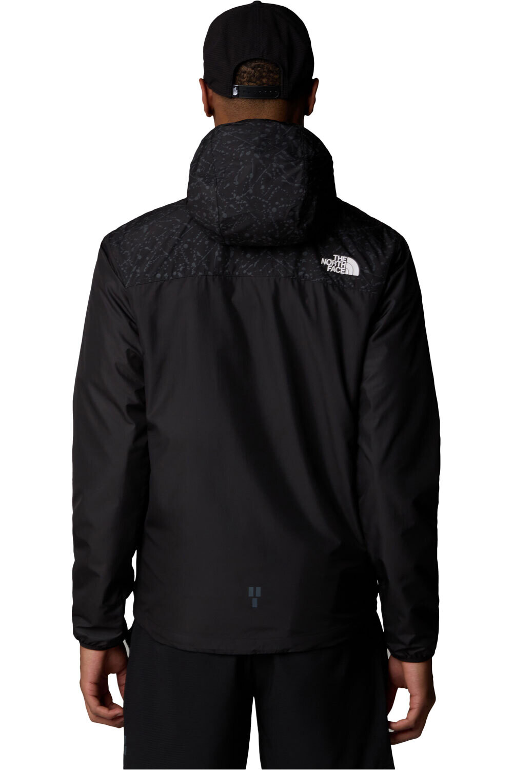 The North Face CHAQUETA RUNNING HOMBRE M HIGHER RUN WIND JACKET vista trasera