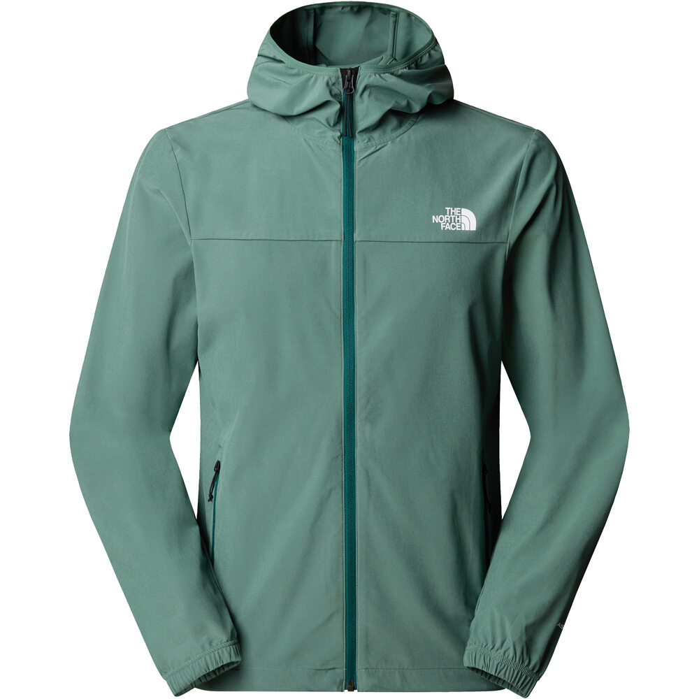 The North Face chaqueta softshell hombre M MA HOODED WIND JACKET 03