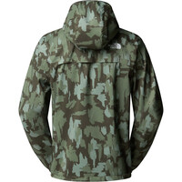 The North Face chaqueta softshell hombre M MOUNTAIN ATHLETICS HD WIND JKT-PRINT vista trasera