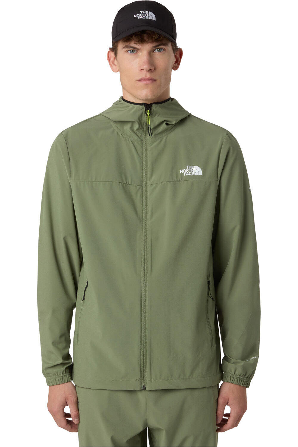 The North Face chaqueta softshell hombre M MOUNTAIN ATHLETICS HOODED WIND JACKET vista frontal