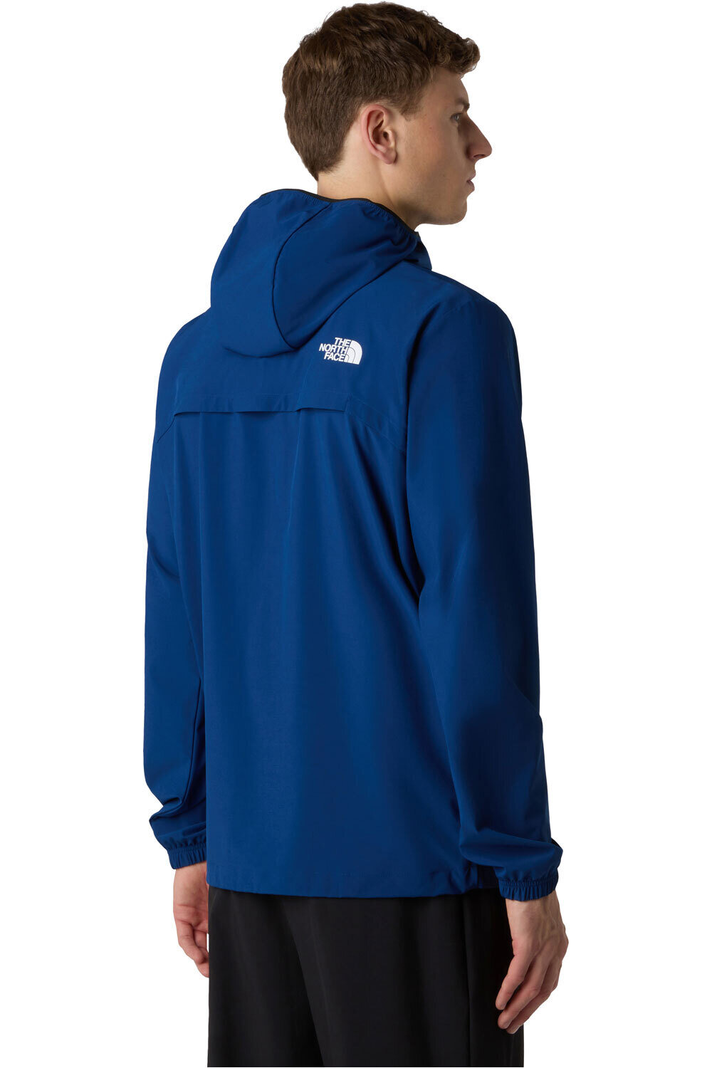 The North Face chaqueta softshell hombre M MOUNTAIN ATHLETICS HOODED WIND JACKET vista trasera