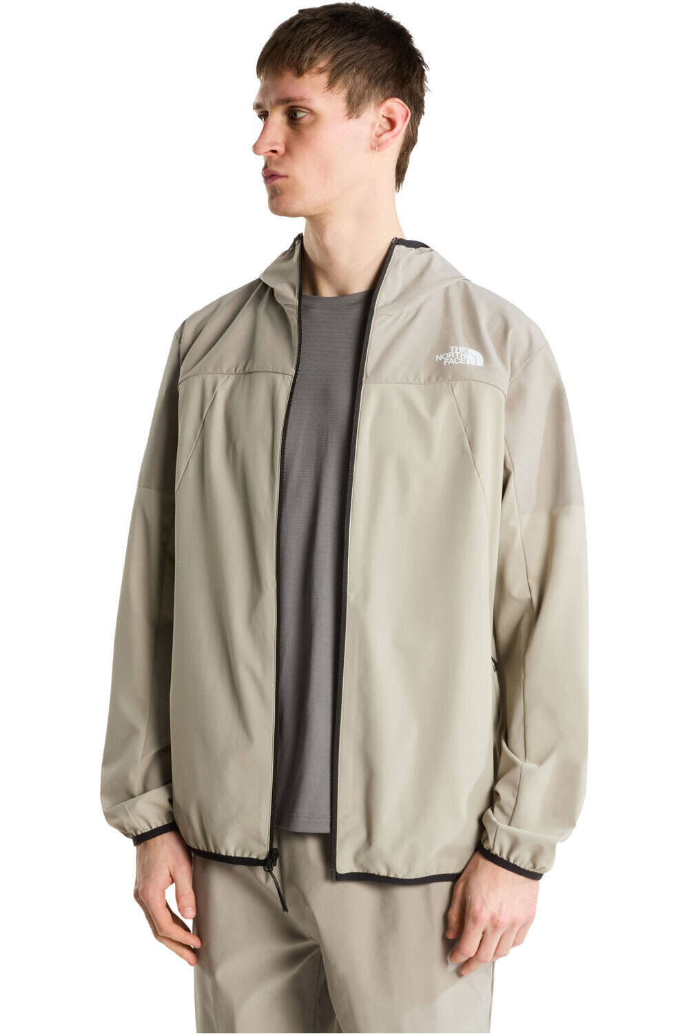 The North Face chaqueta softshell hombre M MOUNTAIN ATHLETICS USHBA HOODED JACKET vista detalle