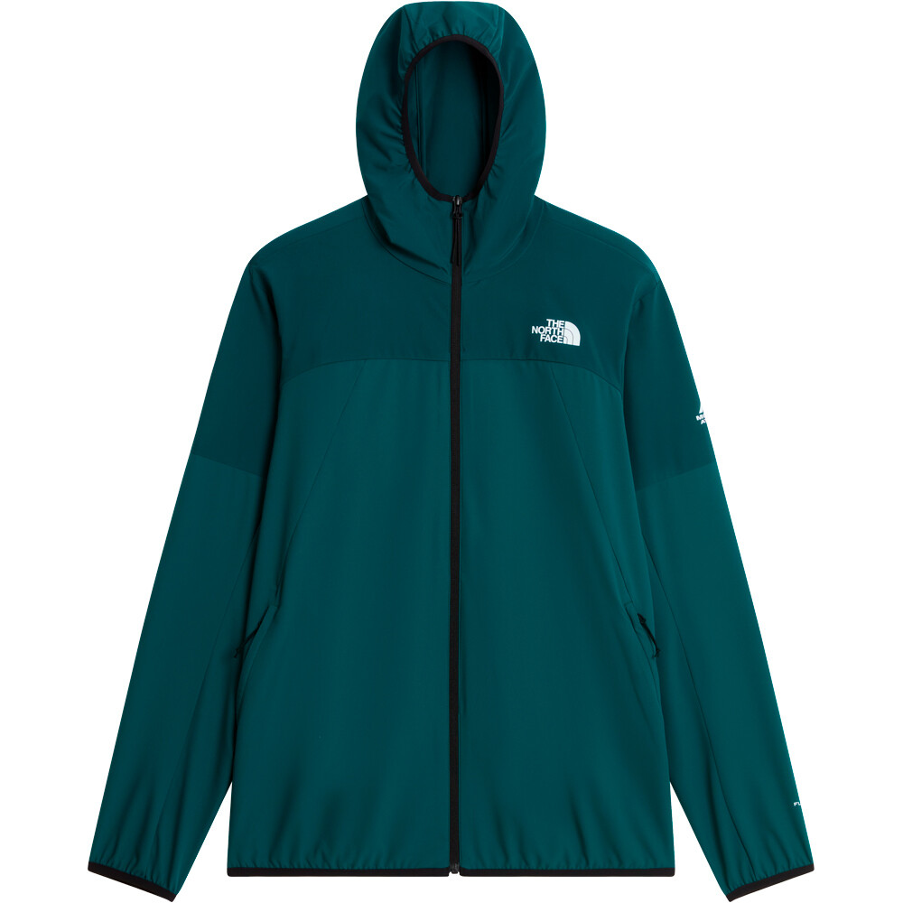 The North Face chaqueta softshell hombre M MOUNTAIN ATHLETICS USHBA HOODED JACKET vista detalle
