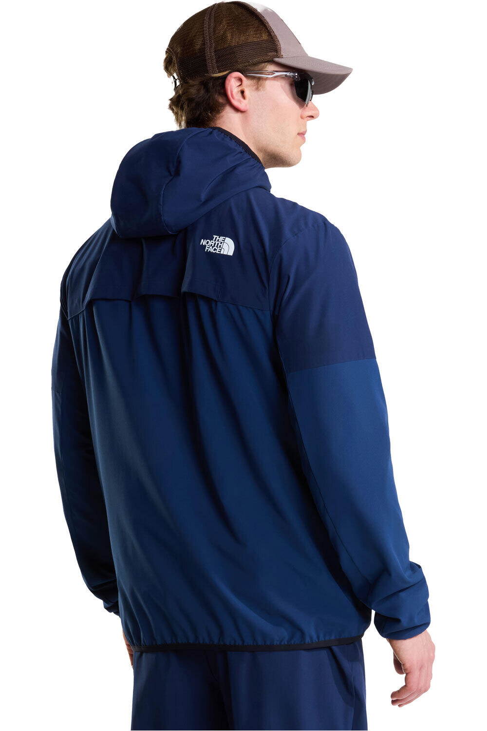 The North Face chaqueta softshell hombre M MOUNTAIN ATHLETICS USHBA HOODED JACKET vista trasera