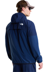 The North Face chaqueta softshell hombre M MOUNTAIN ATHLETICS USHBA HOODED JACKET vista trasera
