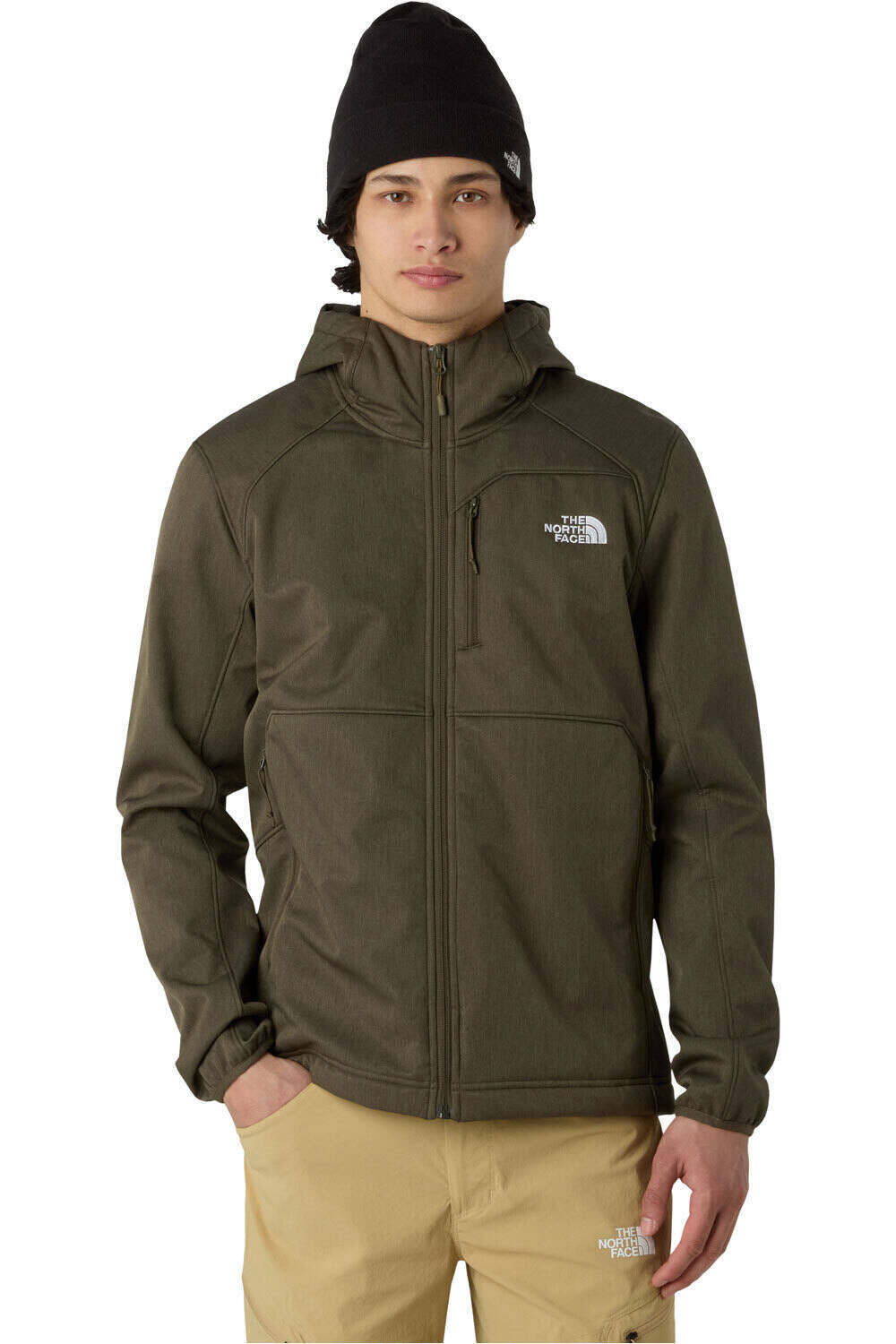 The North Face chaqueta softshell hombre M QUEST HOODED SOFTSHELL vista frontal