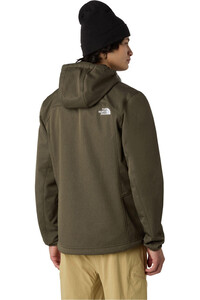 The North Face chaqueta softshell hombre M QUEST HOODED SOFTSHELL vista trasera