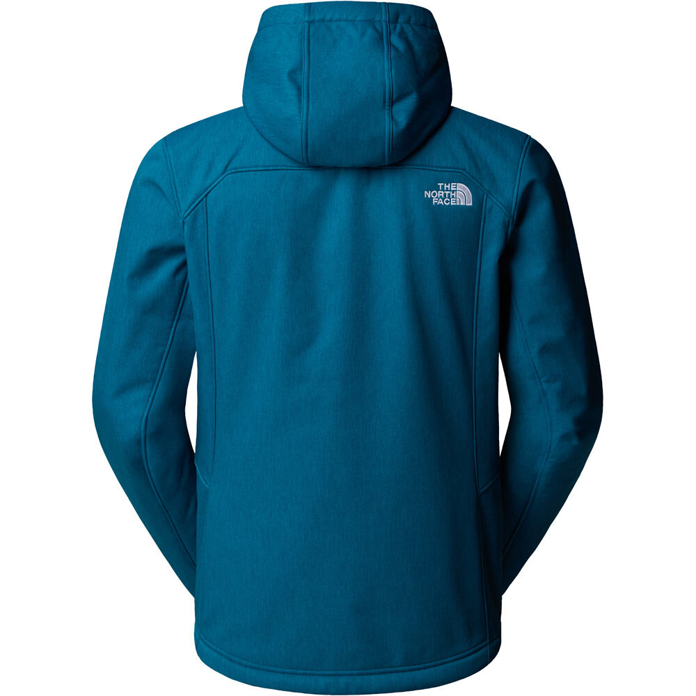 The North Face chaqueta softshell hombre M QUEST HOODED SOFTSHELL vista trasera