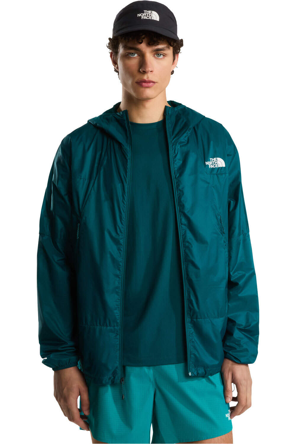 The North Face chaqueta softshell hombre M RIDGELITE FUTUREFLEECE WIND JACKET vista detalle