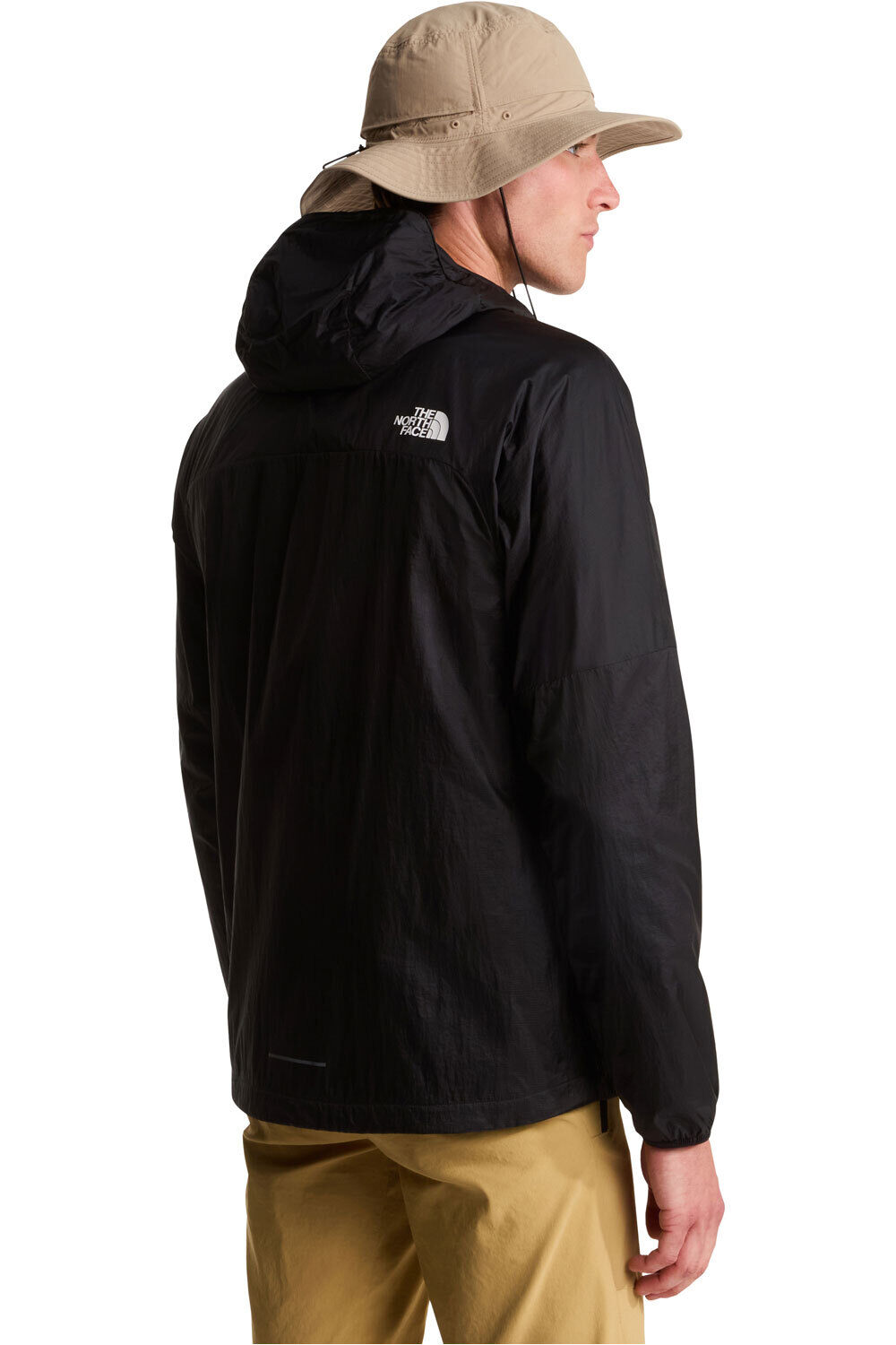 The North Face chaqueta softshell hombre M RIDGELITE FUTUREFLEECE WIND JACKET vista trasera