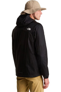 The North Face chaqueta softshell hombre M RIDGELITE FUTUREFLEECE WIND JACKET vista trasera