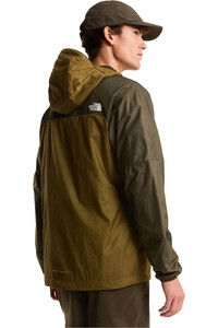 The North Face chaqueta softshell hombre M RIDGELITE FUTUREFLEECE WIND JACKET vista trasera