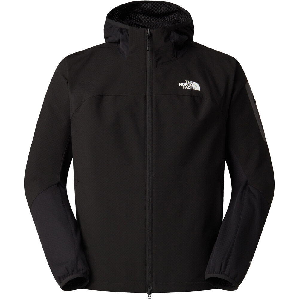 The North Face chaqueta softshell hombre M TEK APPROACH FUTUREFLEECE HOODED JACKE vista frontal