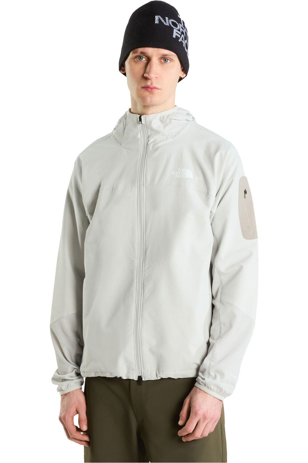 The North Face chaqueta softshell hombre M TEK APPROACH FUTUREFLEECE HOODED JACKE vista frontal