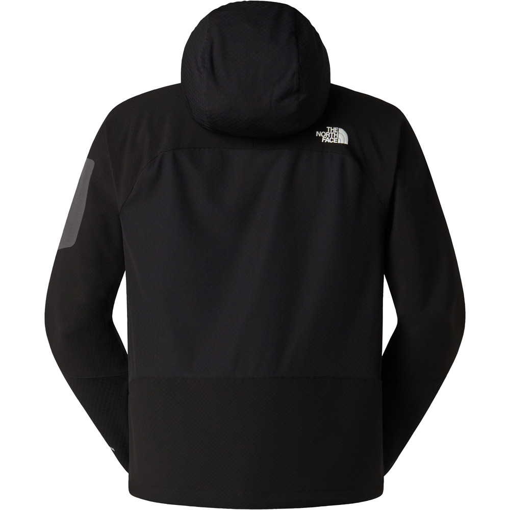 The North Face chaqueta softshell hombre M TEK APPROACH FUTUREFLEECE HOODED JACKE vista trasera