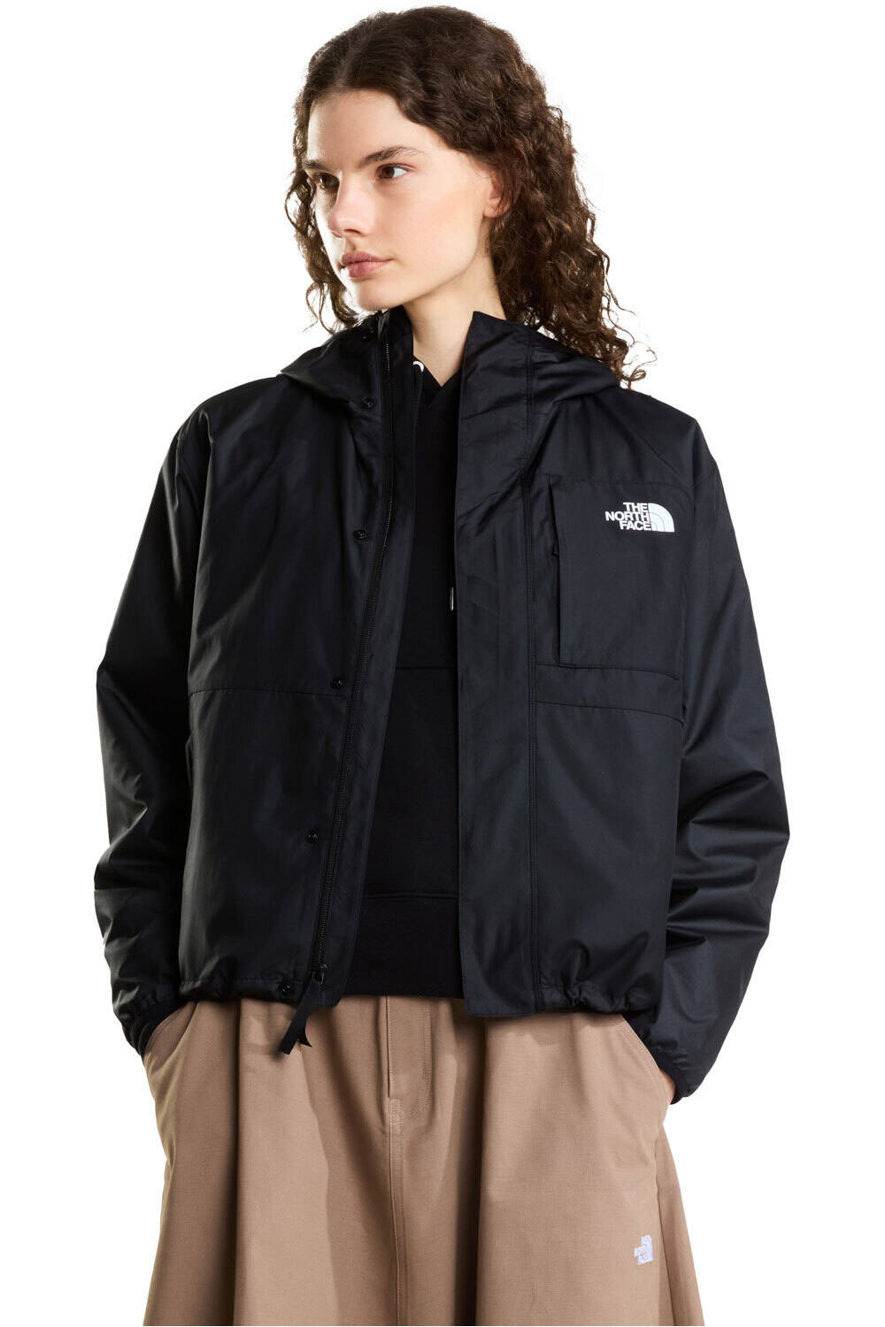 The North Face chaqueta softshell mujer W NUKETO WIND JACKET vista detalle